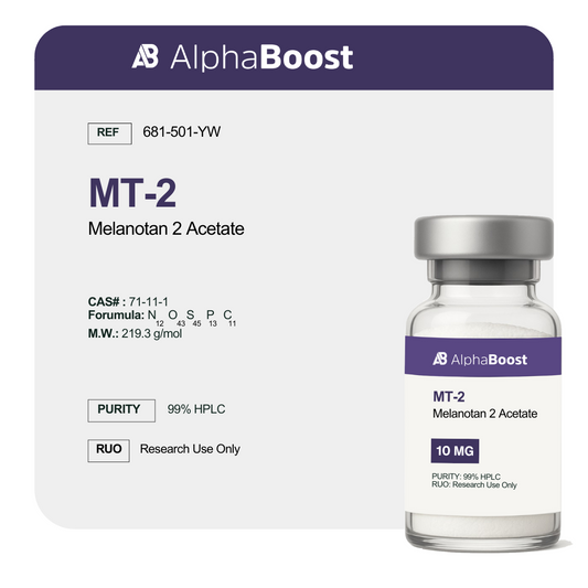 MT-2 (Melanotan 2 Acetate) - 10mg peptide vial